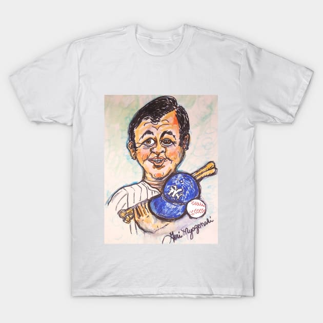 Babe Ruth New York Yankees MLB T-Shirt by TheArtQueenOfMichigan 